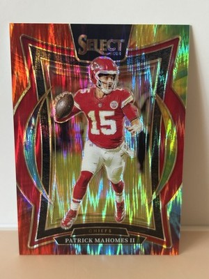 Patrick Mahomes /25 - 2024 Panini Select #33 - Tie Dye Prizm