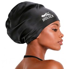 Extra Large Swim Cap for Braids and Dreadlocks Swimming Cap for Women Long Ha...