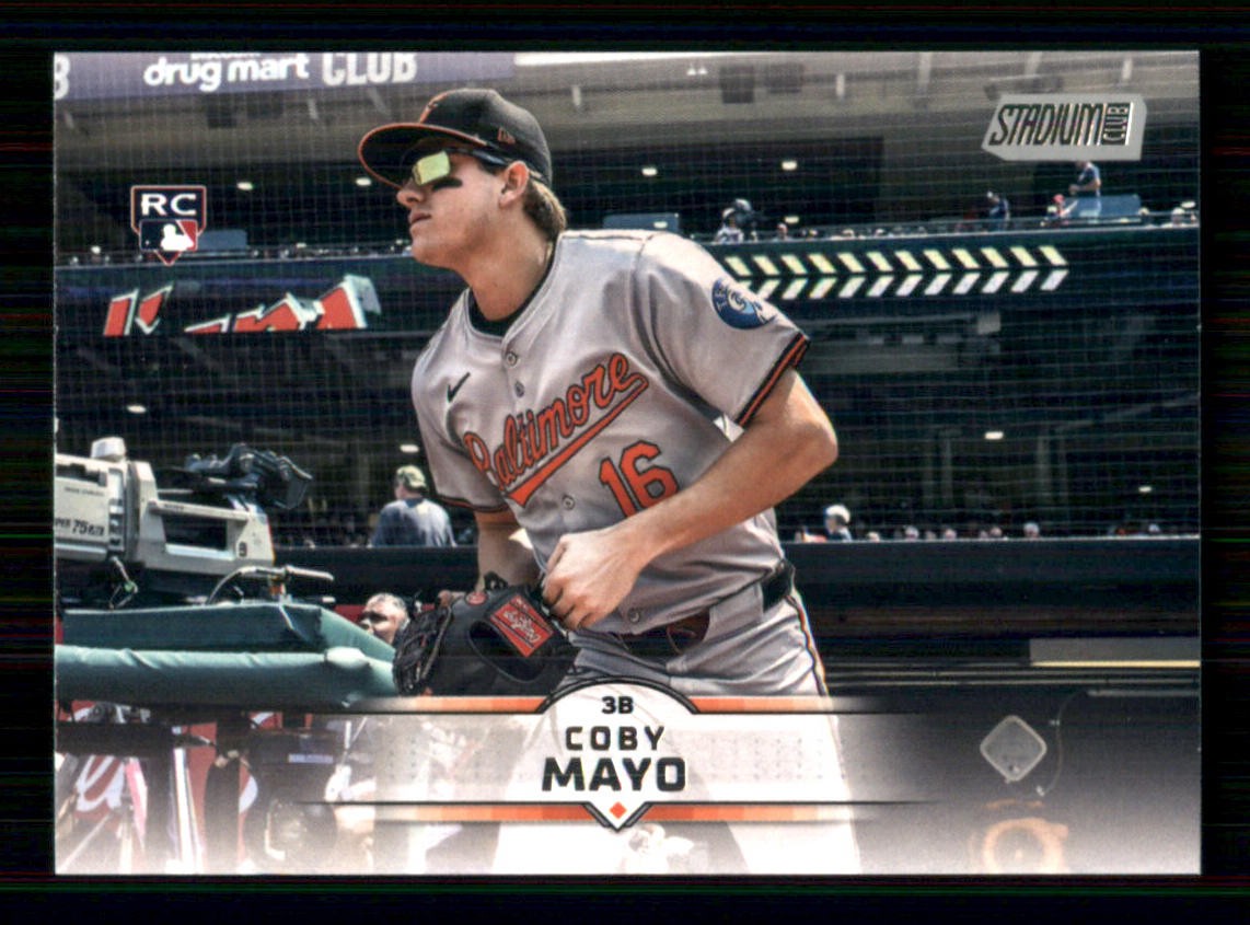 2025 Stadium Club #62 Coby Mayo RC Baltimore Orioles 60862