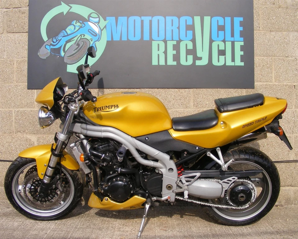 Abrazaderas de manillar Triumph Speed Triple 955 elevadores 2002 a 2004 955i B121 Foto 4 de 4