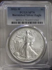 2022 W Burnished Silver Eagle $1 PCGS SP70