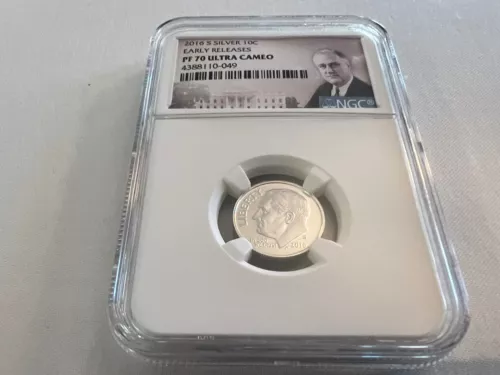 2016-S SILVER ROOSEVELT DIME E.R. NGC PF70 ULTRA CAMEO "PORTRAIT LABEL" TOP POP