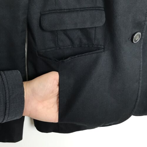 Giacca blazer Gap donna taglia 6 nera classica due bottoni abbigliamento carriera tasche - Foto 6 di 12