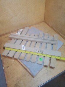 Polyetheretherkeytone Thermoplastic Pieces As Pictured Bulk Lot Wholesale 