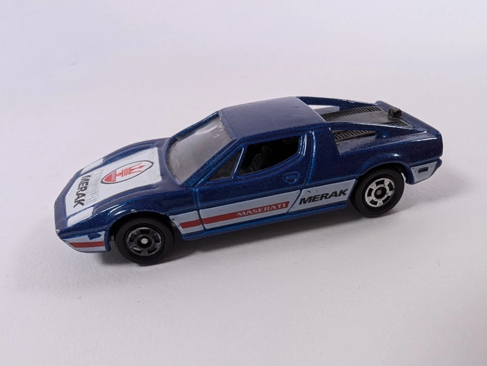 Tomica Maserati Merak SS Tomy No.7 Dark Navy Blue - Image 3 of 4