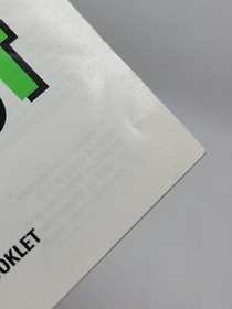 Nintendo NES - The Bugs Bunny Birthday Blowout Instruction Manual ONLY