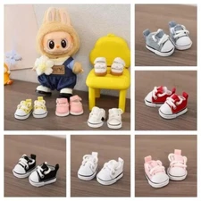 NEW LABUBU 17CM Cotton Dolls Shoes Toys Boots Suitable Martin Casual top Quality