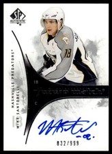 2009-10 SP AUTHENTIC FUTURE WATCH AUTO Mike Santorelli Rookie Auto 832/999