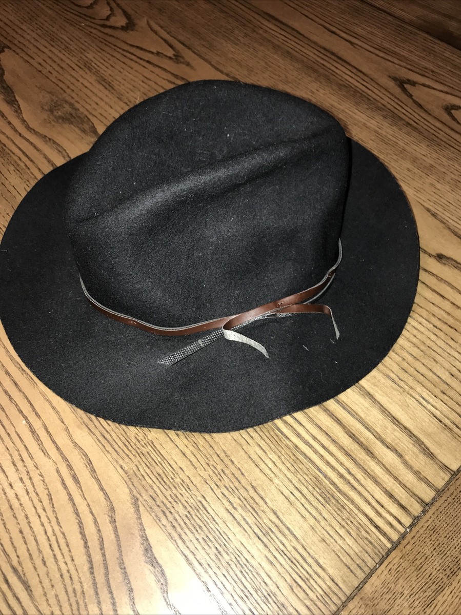 SAN DIEGO HAT COMPANY Floppy Hillbilly Style OS 100% Wool Black