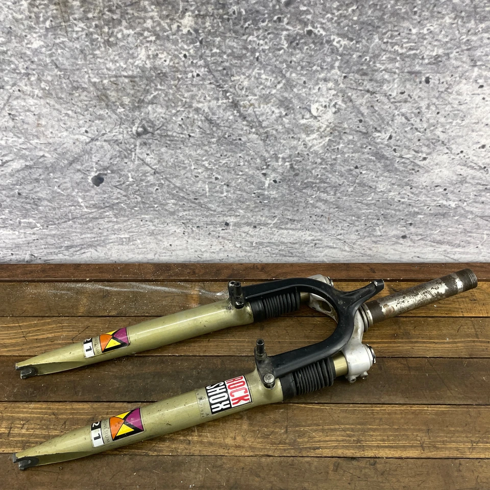 Vintage Rock Shox Mag21 Fork 1 in Threaded 26 in 5.5" Steerer 26 Mag 21 1" Parts - Image 2 of 4