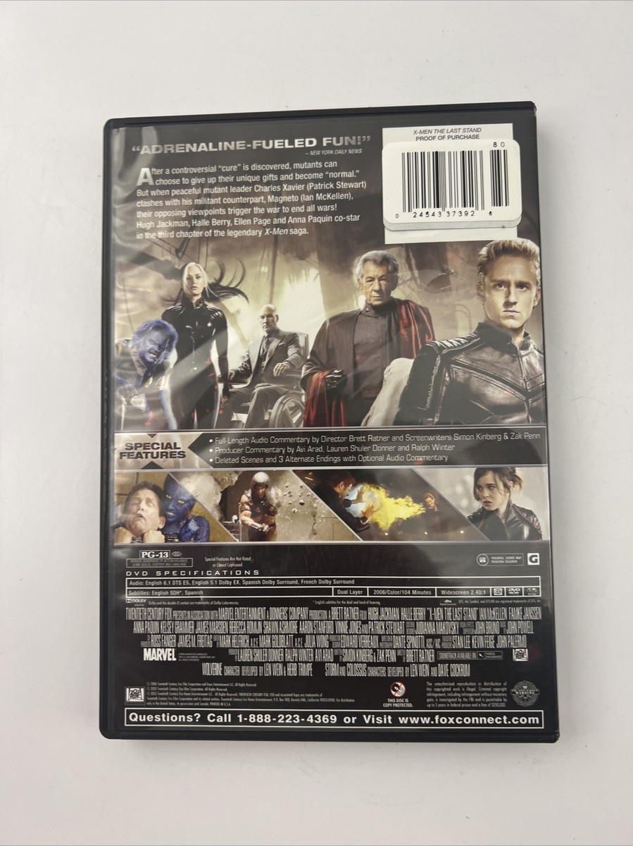 5) Marvel X-Men DVD Lot: Last Stand First Class Wolverine X-men