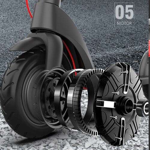 10in 350w X8 Folding Electric Scooter 15.5 MPH 28 Mile Range Lightweight bJCGqx - Picture 9 of 19