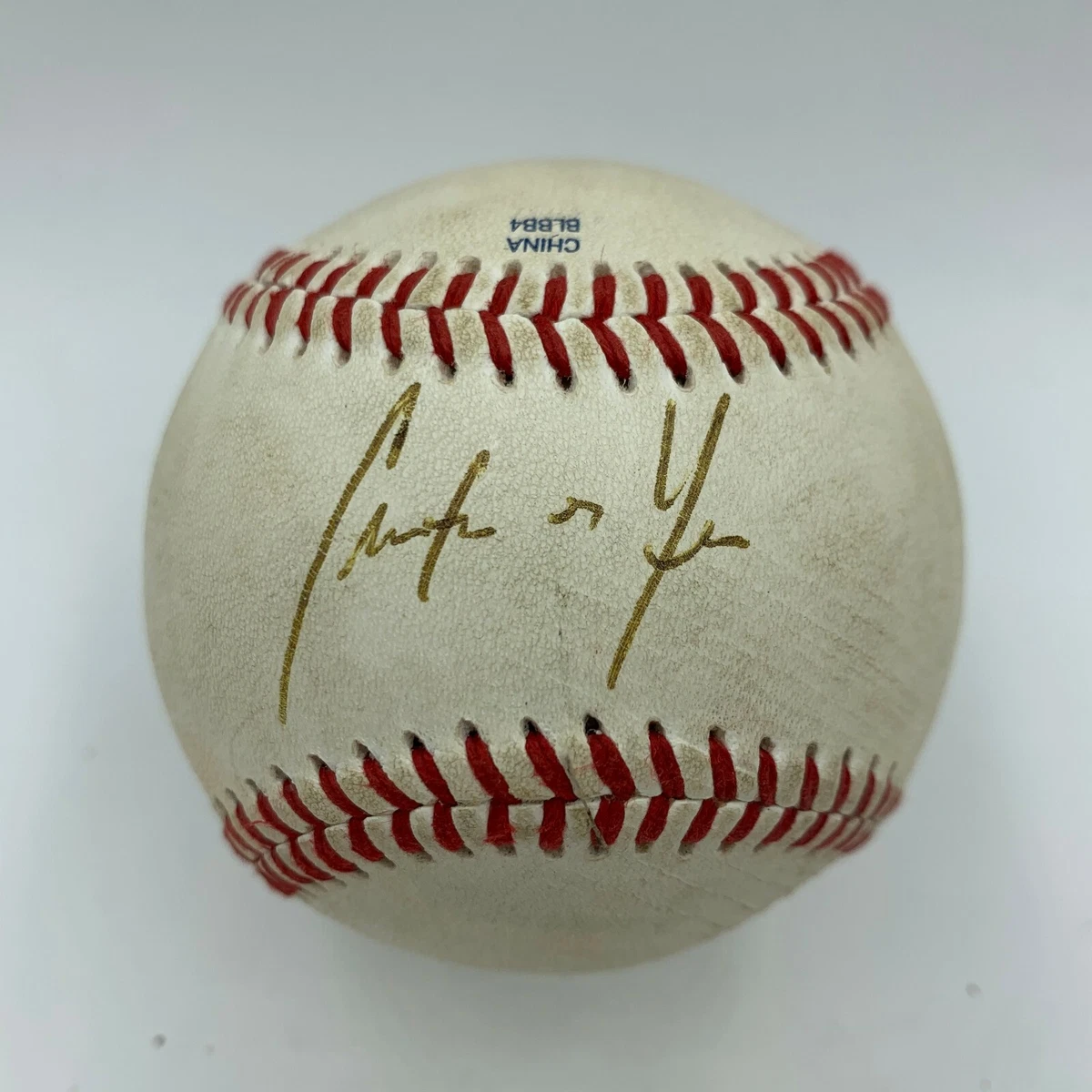 Christian Yelich Original Autographed Baseball MLB Balls for sale