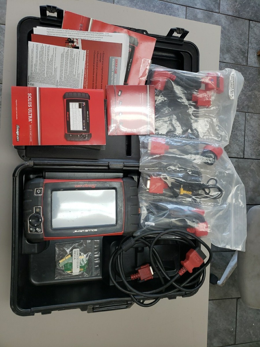 SNAP-ON Solus Ultra European 20.4 Diagnostic Scanner Good Working