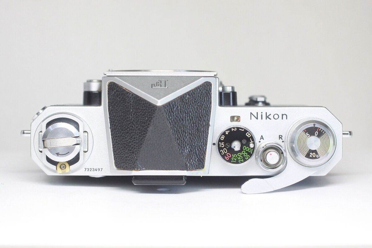 Nikon F Eye Level Silver 35mm SLR Film Camera Body Only From Nikon F Eye Level Silver 35mm SLR Film Camera Body Only From