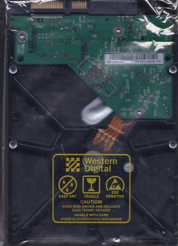 WD6400AARS-32Y5B1 dcm: DANYHT2MH s/n: WCAV.. WD 3.5"  640GB SATA  D5-03 - Image 2 of 2