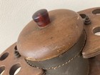 Vintage Rustic Smoking Pipe Holder w/ Tobacco Jar From Palm Beach Estate Home + — photo 4