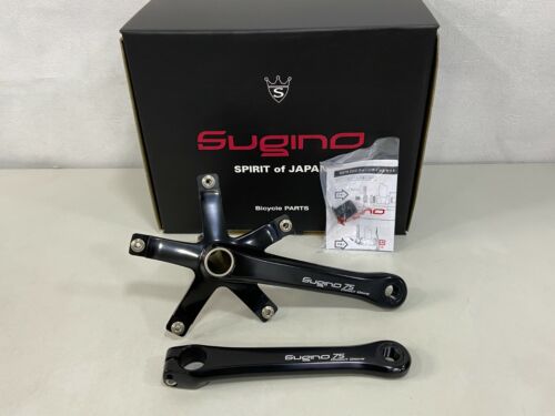 Sugino 75 Direct Drive SG75DD2 Zen Crank Arm -165 mm,Black(Without Chainring) - Afbeelding 1 van 8