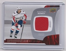 17-18 2017-18 Upper Deck Rookie Materials #RMMB Madison Bowey Washington Capital