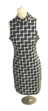 RD Style Medium Gray Plaid A Line Short Dress