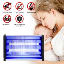 Mosquito Zapper Insect Bug Fly Killer LED Light Trap Lamps Backyard Patio Home