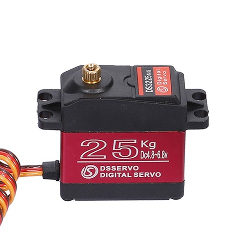 DS3225 25KG 180° Waterproof Metal Gear Digital Servo for 1/8 1/10 1/12 RC Car - Picture 6 of 10
