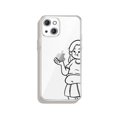 Funny Fat Girl Boy Line Art Couple Phone Case Cover For Iphone 11 12 13 Pro Max Ebay