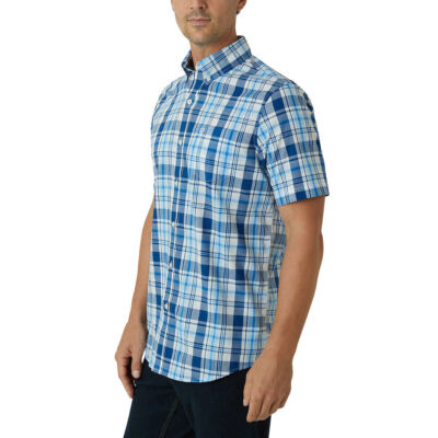 Chaps Men s Short Sleeve Woven Shirt  (Choose Size and Color)