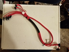 SuperMicro DDS29RTH100 DDS29RT200 90 Degree/Straight 16/24" SATA Data Cable Red