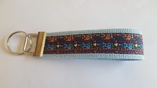 I Love My Dog 6" Key chain Key Fob Wrist Strap Key Ring Gift Pet Love Hearts Dog