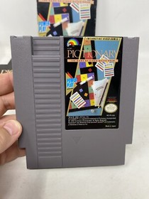 Pictionary (Nintendo System, 1990) NES Authentic CIB Complete w/ Manual Exc Cond