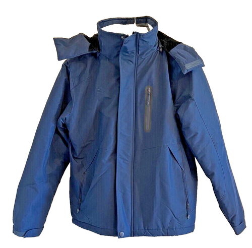 Herren Winter Ski Jacke Wasserdicht Schneemantel Kapuze Berg Winddicht - Gr. M - Bild 1 von 6