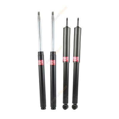 4 x KYB Shock Absorbers Twin Tube Gas-Filled Excel-G Front Rear 363010 ...