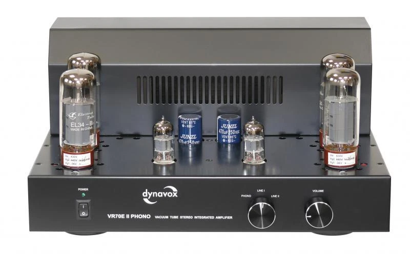 DYNAVOX RÖHRENVOLLVERSTÄRKER  VR-70 E II  PHONO  SCHWARZ VR-70E II VR70 - Bild 4 von 4