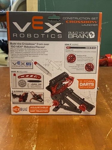 VEX Robotics Hexbug Crossbow Launcher Foam Darts STEM Construct Set Kit BRANDNEW - Picture 2 of 2