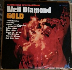 Neil-Diamond-Gold-Vinyl-Lp-Recorded-Live-at-the-Troubadour-Terre-Haute-pressing
