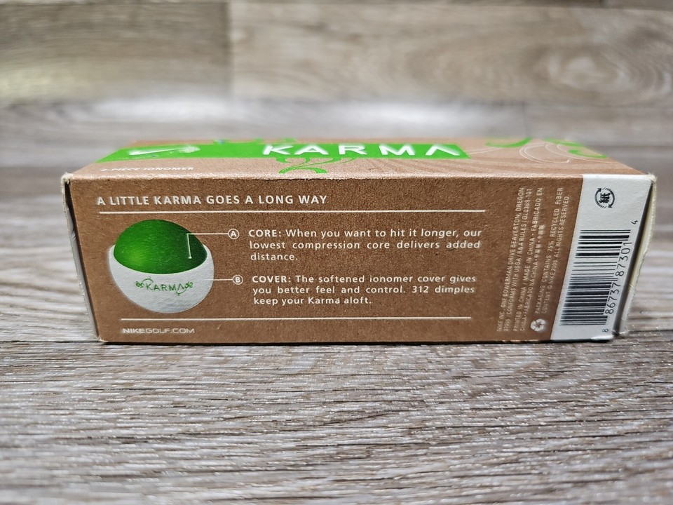 Nike KARMA Golf Balls for Women 3 Pack Brand New Open Box Discontinued