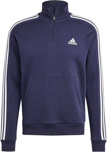 Adidas IJ8904 Blau Gr.2XL Herren Fleece 3-Stripes Sweatshirt UVP:64,99€ (S/838) - Bild 5 von 11