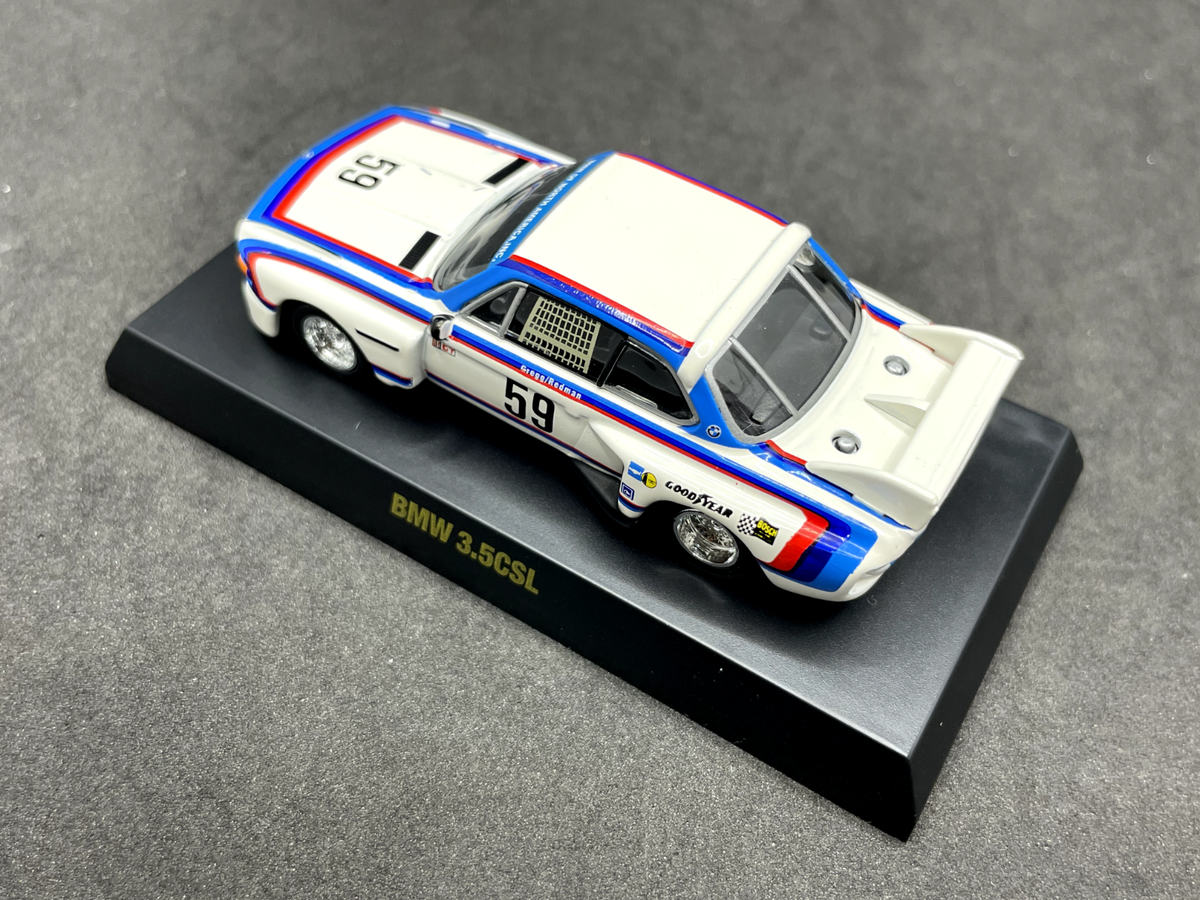 Kyosho 1/64 BMW collection 3.5 CSL White #59 diecast model car 5C1