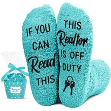 Real Estate & Realtor Gifts for Women – Green Realtor Socks and Real Estate A...