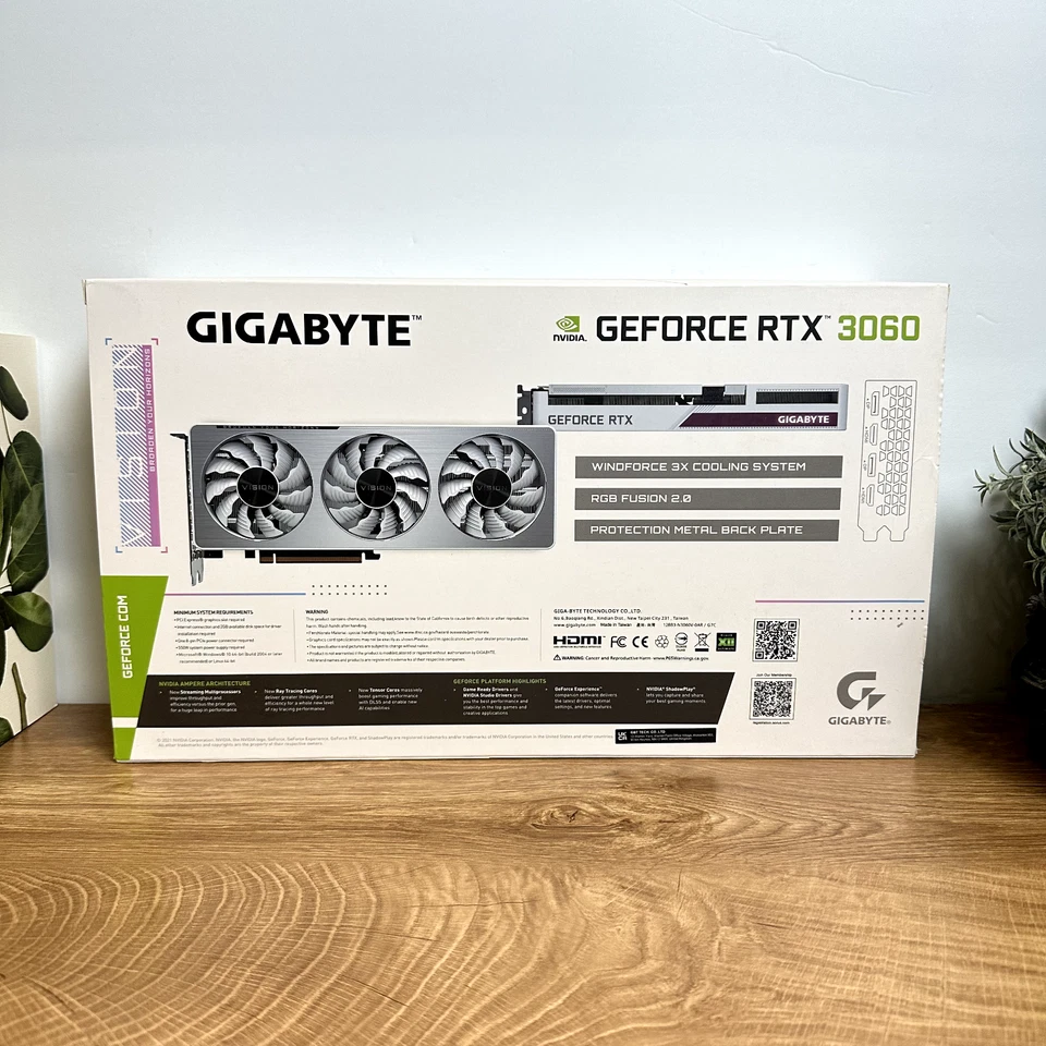 Gigabyte NVIDIA GeForce RTX 3060 Vision OC *Brand new Factory Sealed* - Image 2 of 4