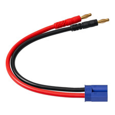 NEW Powerhobby EC5 Charge Lead 10AWG Wire 4mm