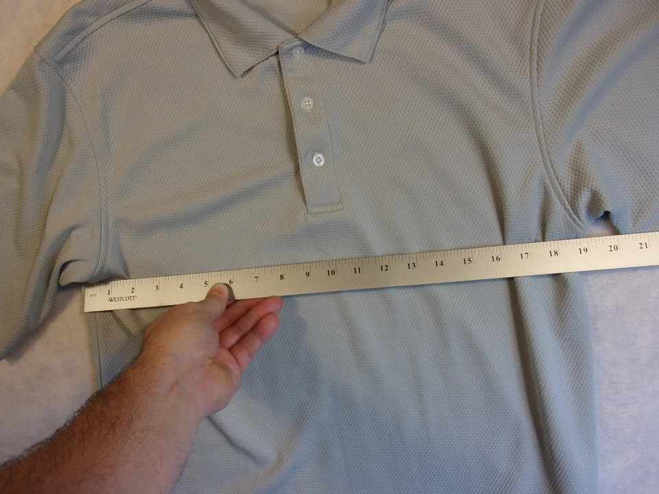 CYPRESS CLUB Performance Men's Polo Shirt Size Medium - Image 4 of 4