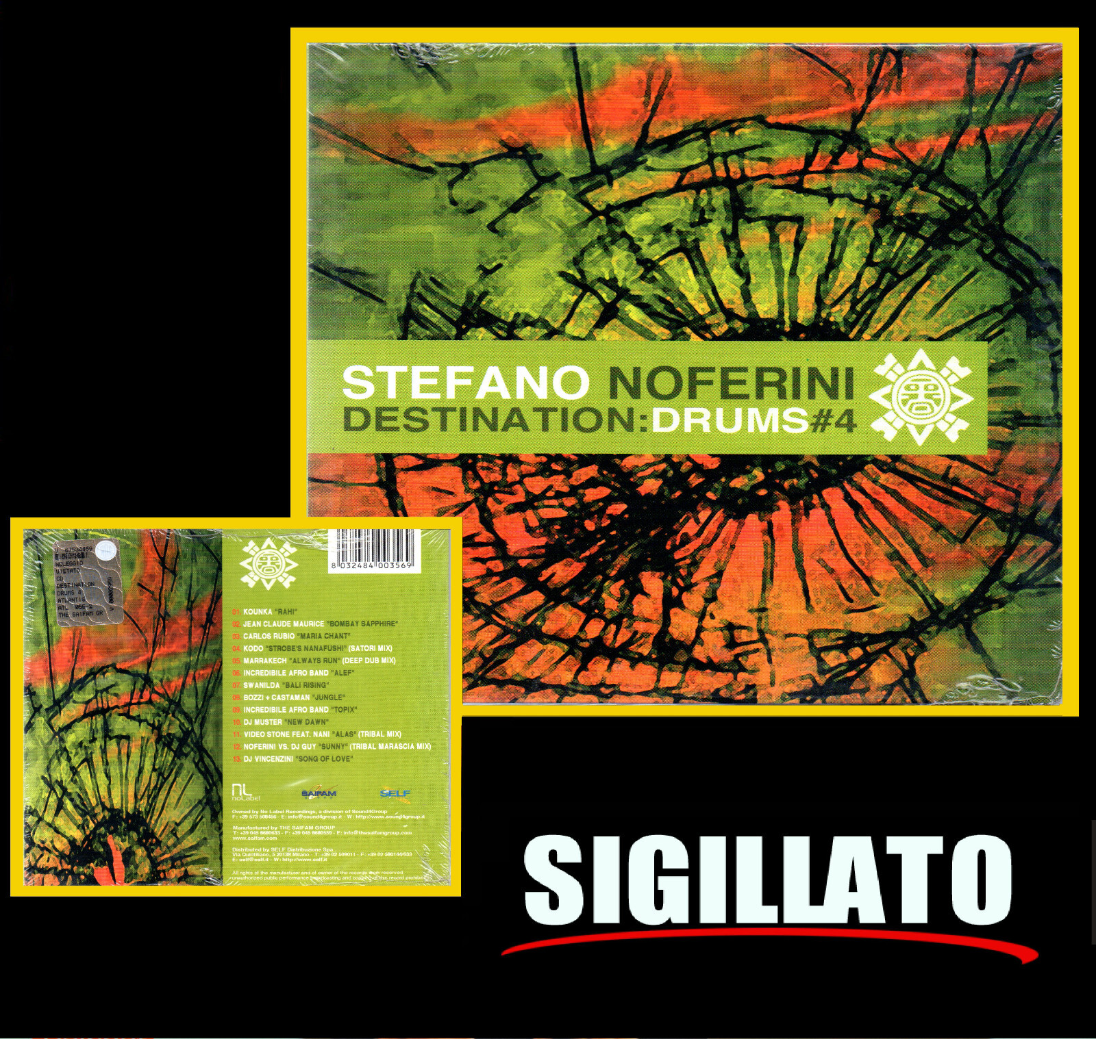 STEFANO NOFERINI " DESTINATION: DRUMS #4 " CD SIGILLATO PRIMA EDIZIONE