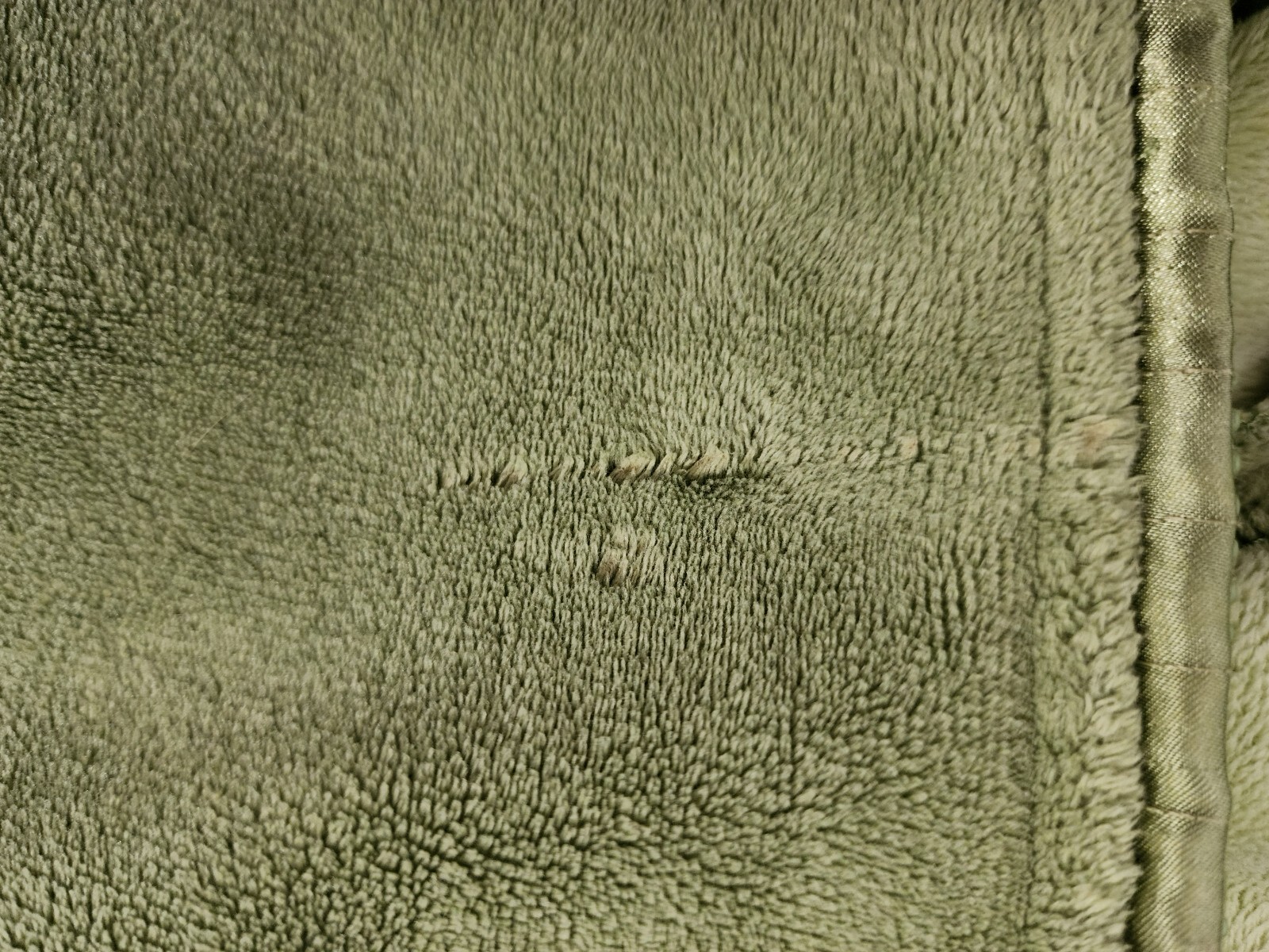 Pendleton Womens Plush Full-Zip Jacket Green Sati… - image 9