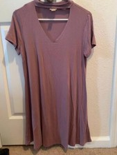 Mauve Choker Dress