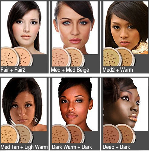 Mineral Foundation Make up Bare Pure Natural Minerals Magic Cover Face Powders - Image 3 of 4