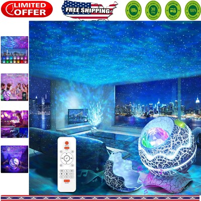 4-in-1 Galaxy Projector with Bluetooth Speaker & White Noise for Kids & Adults