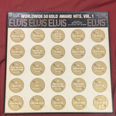 Elvis Presley Worldwide 50 Gold Award Hits Vol. 1, record vinyl box set RCA Vic 