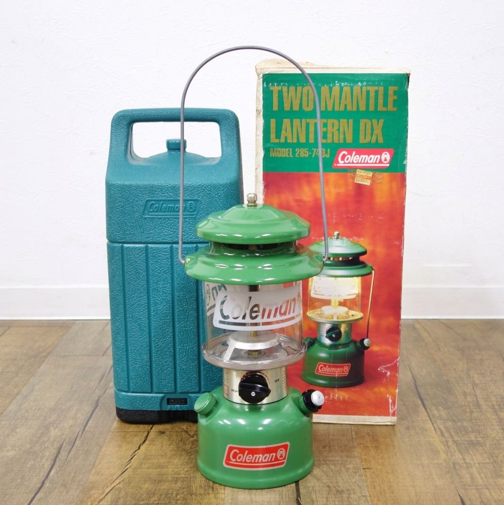 Coleman - コールマン Two Mantle Lantern DX Model285 Vintage 1989 Coleman Two Mantle Unleaded 2 Lantern Model 285